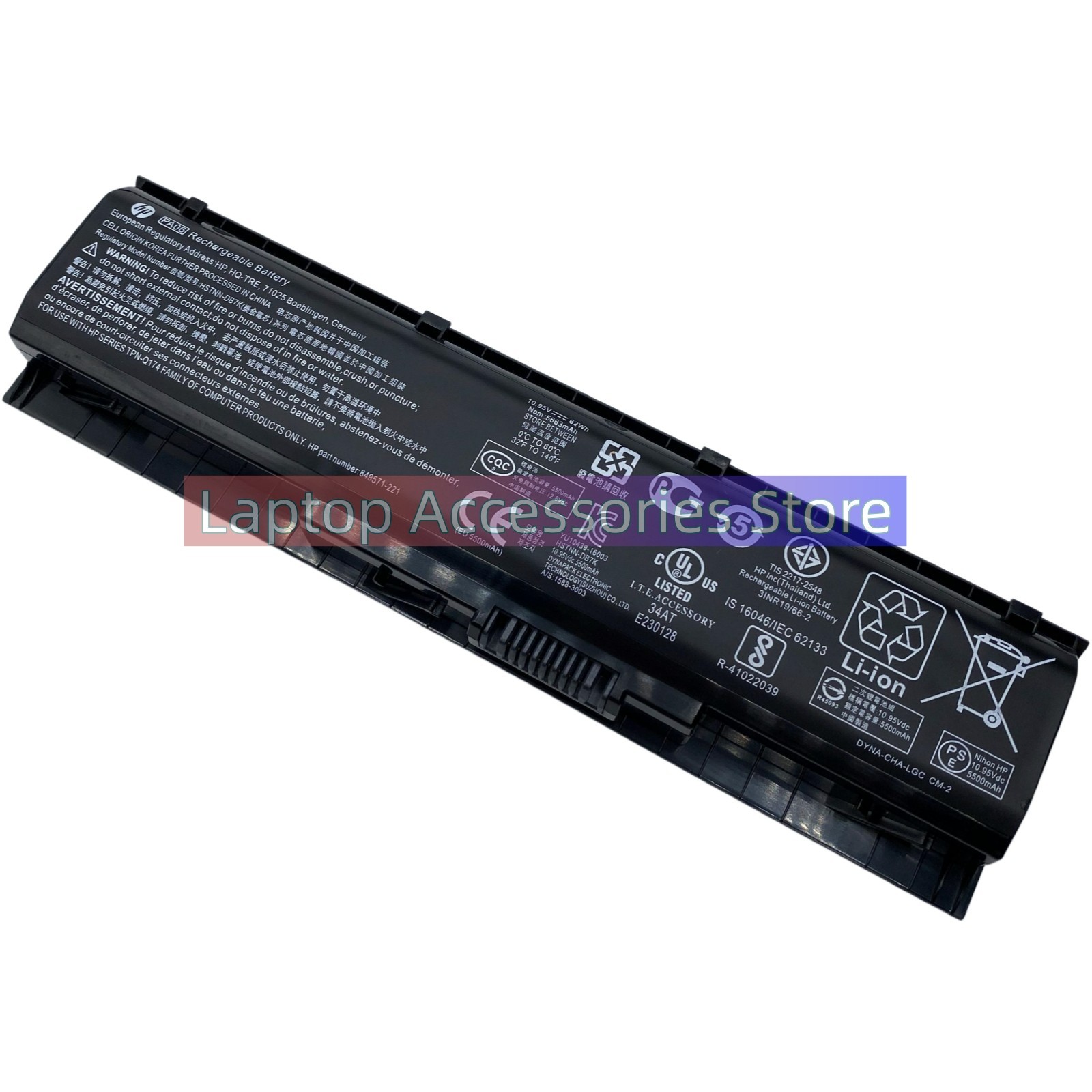 Genuine PA06 62Wh Battery for HP Omen 17 17-w000 17-ab200 HSTNN-DB7K 849571-241