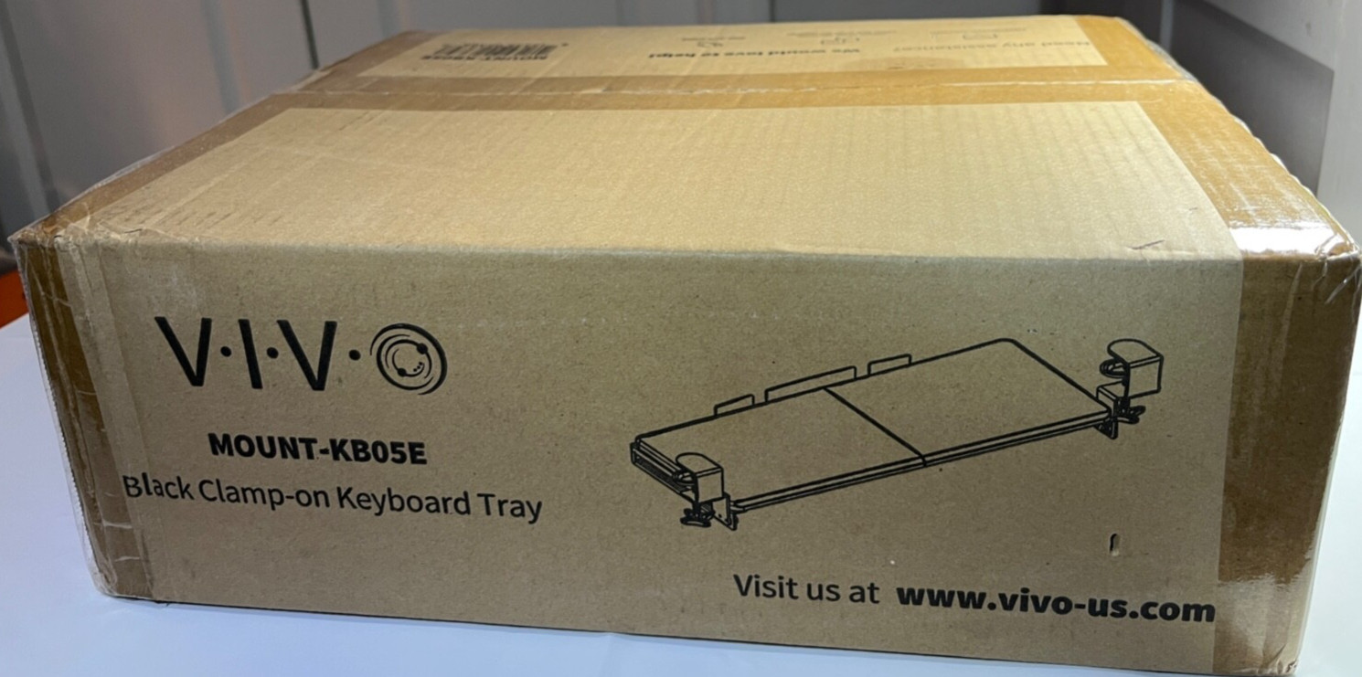 VIVO MOUNT-KB05E Keyboard Slider Tray - Black Brand New In Box