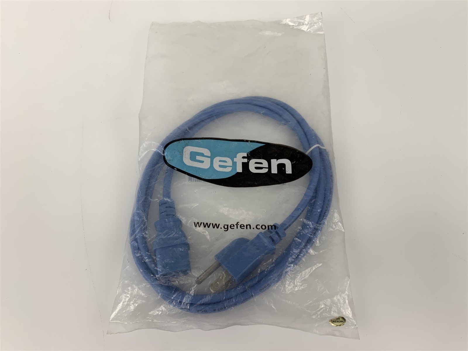 Gefen CAB-POWERCORD-US Power Cable Blue
