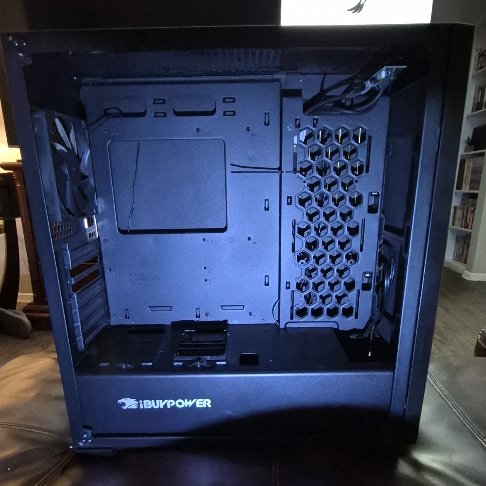 iBUYPOWER Mid Tower Black ATX PC Computer Case with Mesh Panel