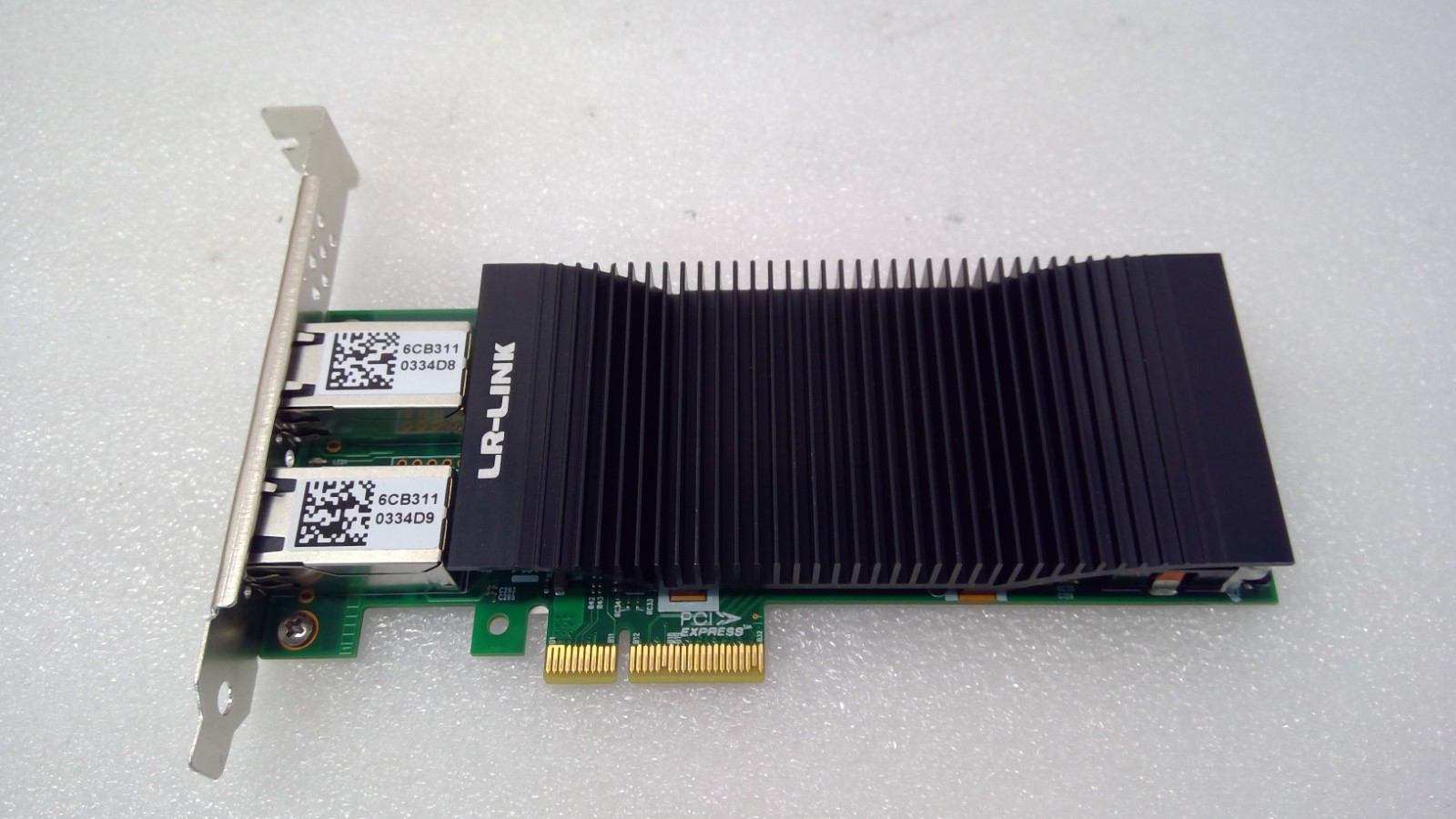 Dell  486DX Gigabit PoE+ PCIe x4 Vision Frame Grabber Card LRES2002PT-POE