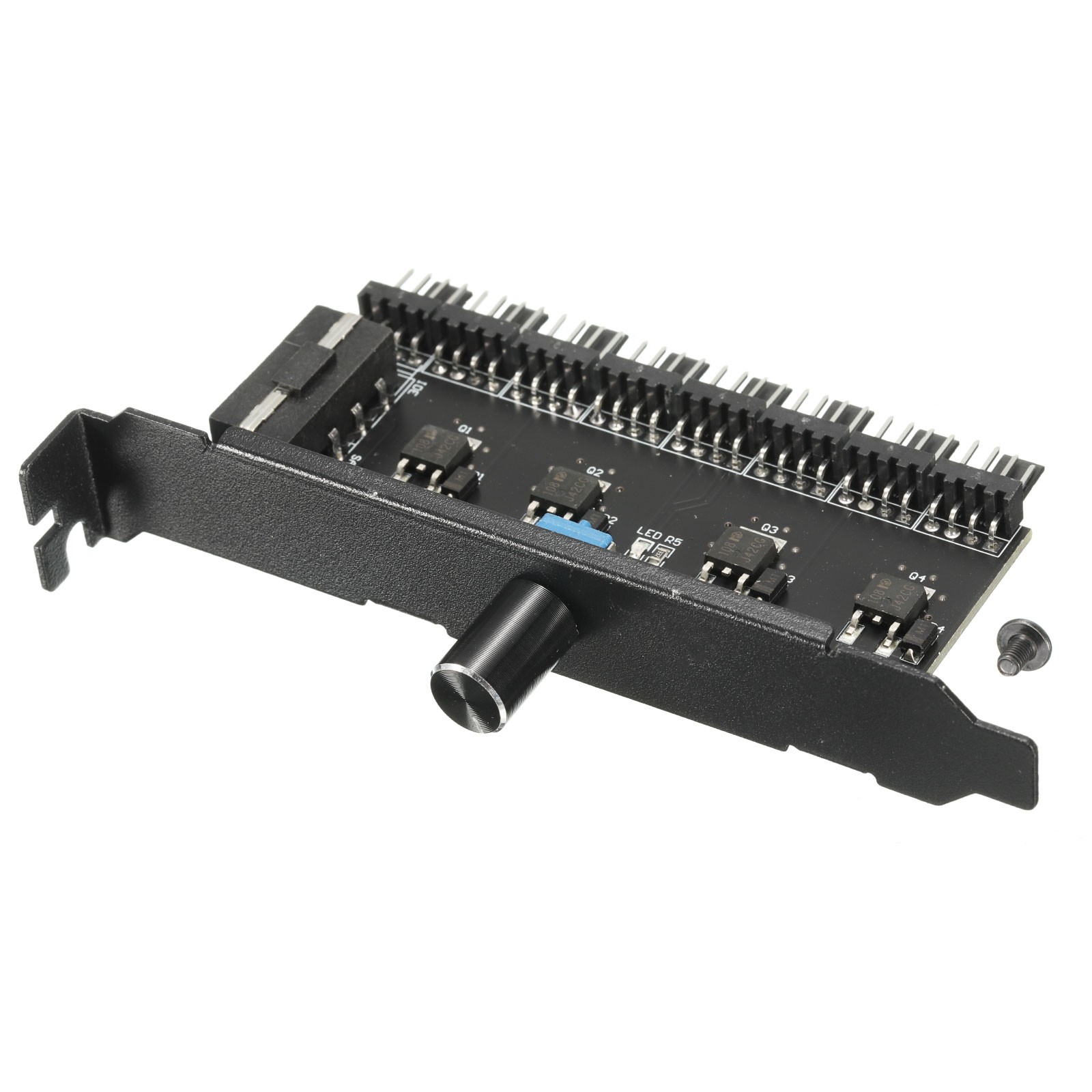 PWM Driver Module 3 Pin 4 Pin 12V PCI Cooling Fan Hub 8 Way Splitter Fan Adapter