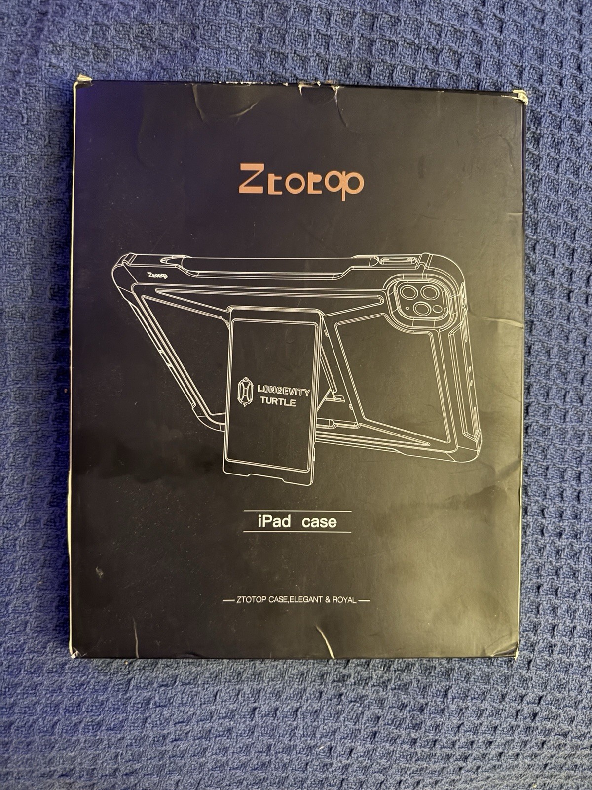 Ztotop Rugged TPU Case w/ Stand for Apple iPad Pro 12.9 4th Gen, Black