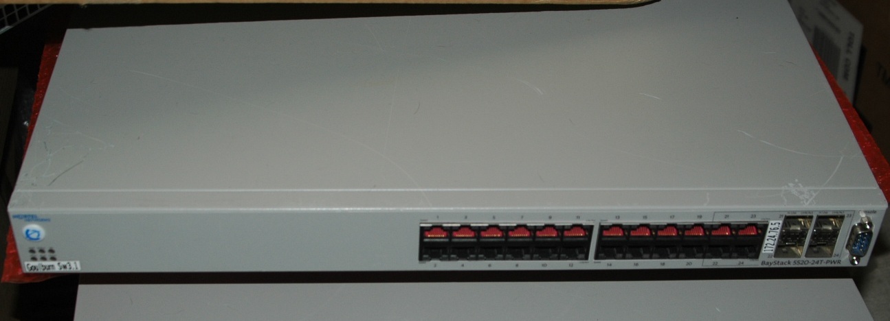 Nortel Avaya ERS 5520-24T-PWR Gigabit POE Switch IPv6 OS 6.3