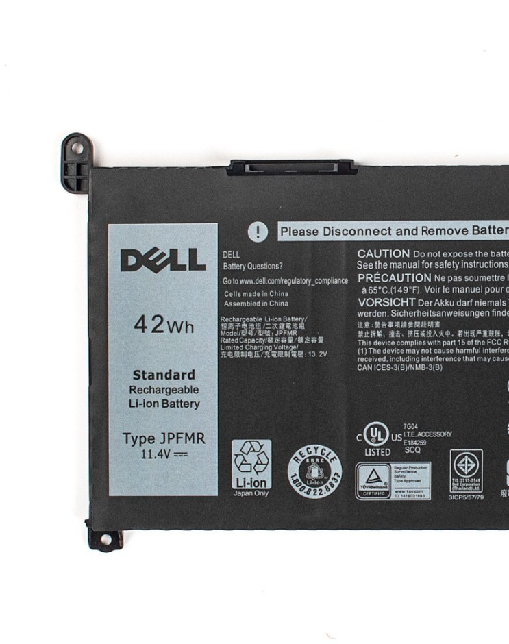 NEW Genuine JPFMR For Dell Chromebook 3100 3400 5488 5493 5593 7MTOR 16DPH 42WH