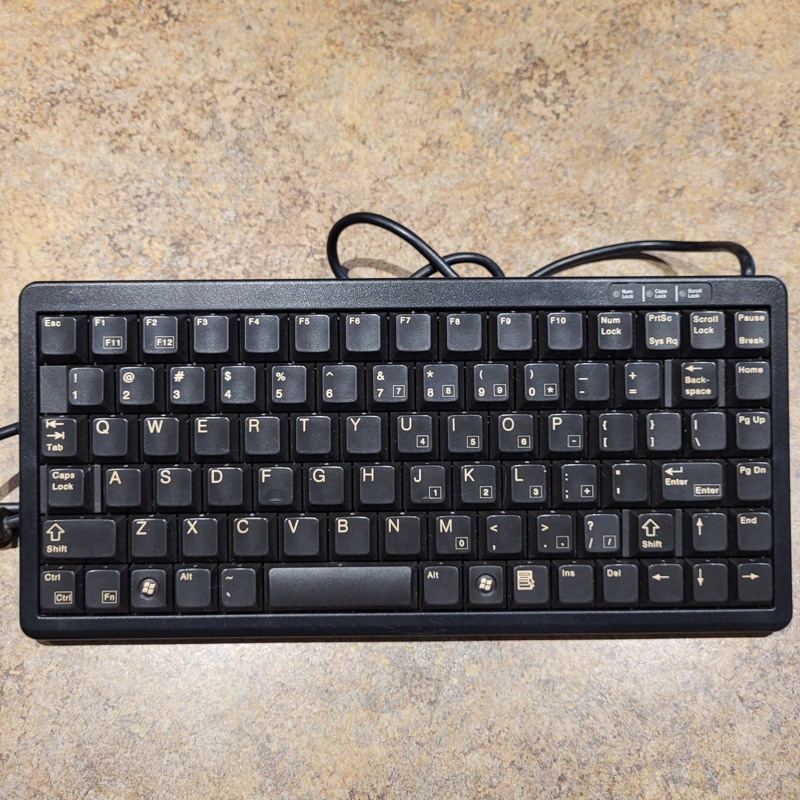 Cherry 91275 ML4100 USB Black Keyboard Germany Office Home Tested Works