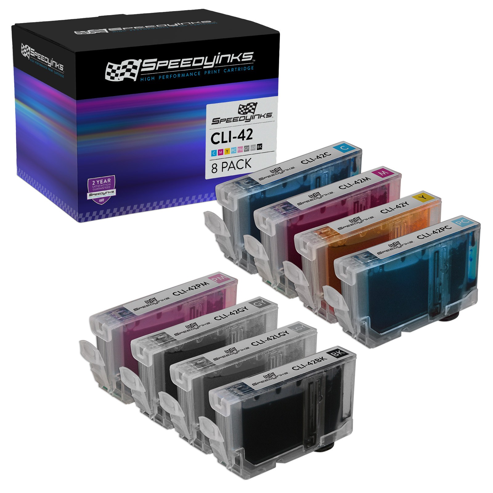 For Canon CLI-42 8pk Ink 6384B002 6385B002 6386B002 6387B002 6388B002 6389B002