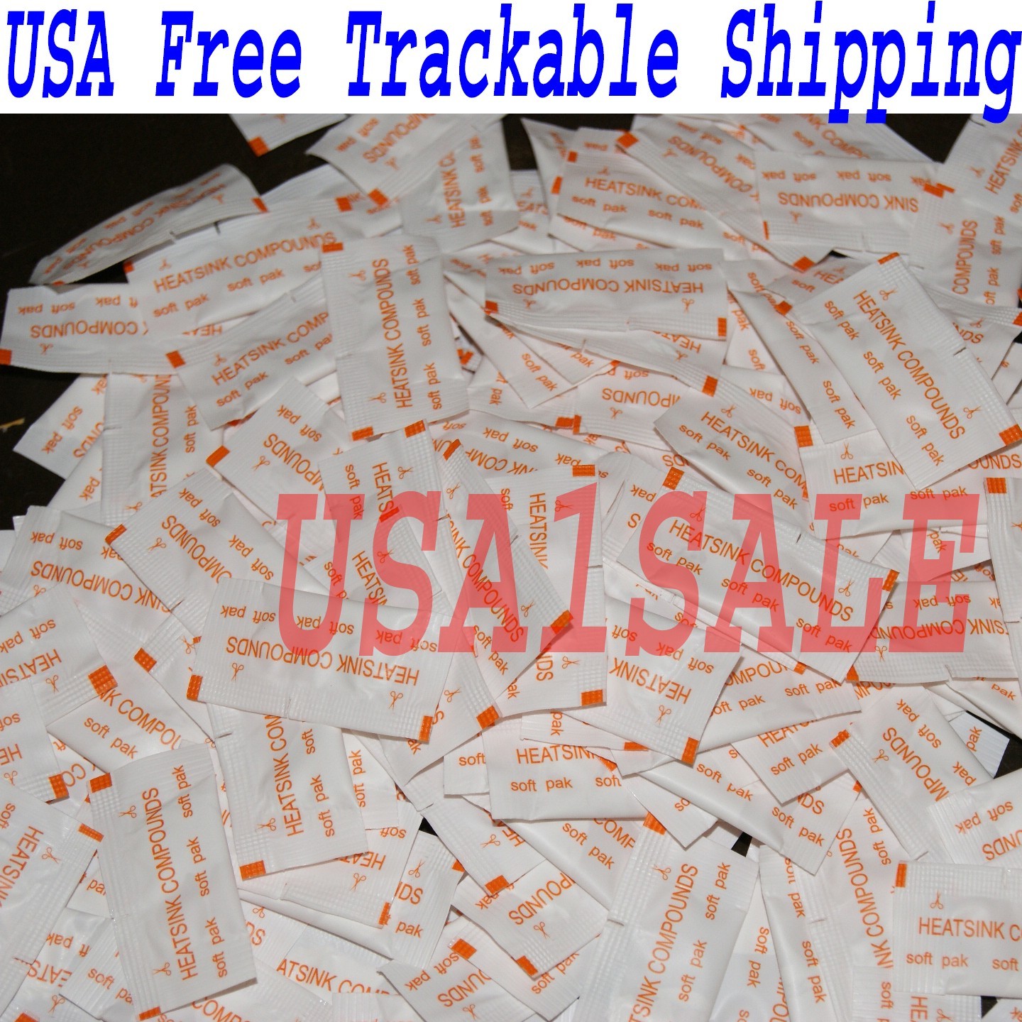 Wholesale Lot of 300 pcs White Heatsink Compounds Thermal Paste Grease G Value √