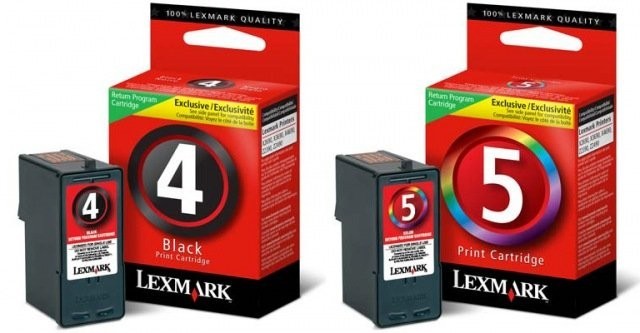 NEW Genuine  Sealed Bag Lexmark 4 Black 5 Color Inkjet Cartridges NO BOX