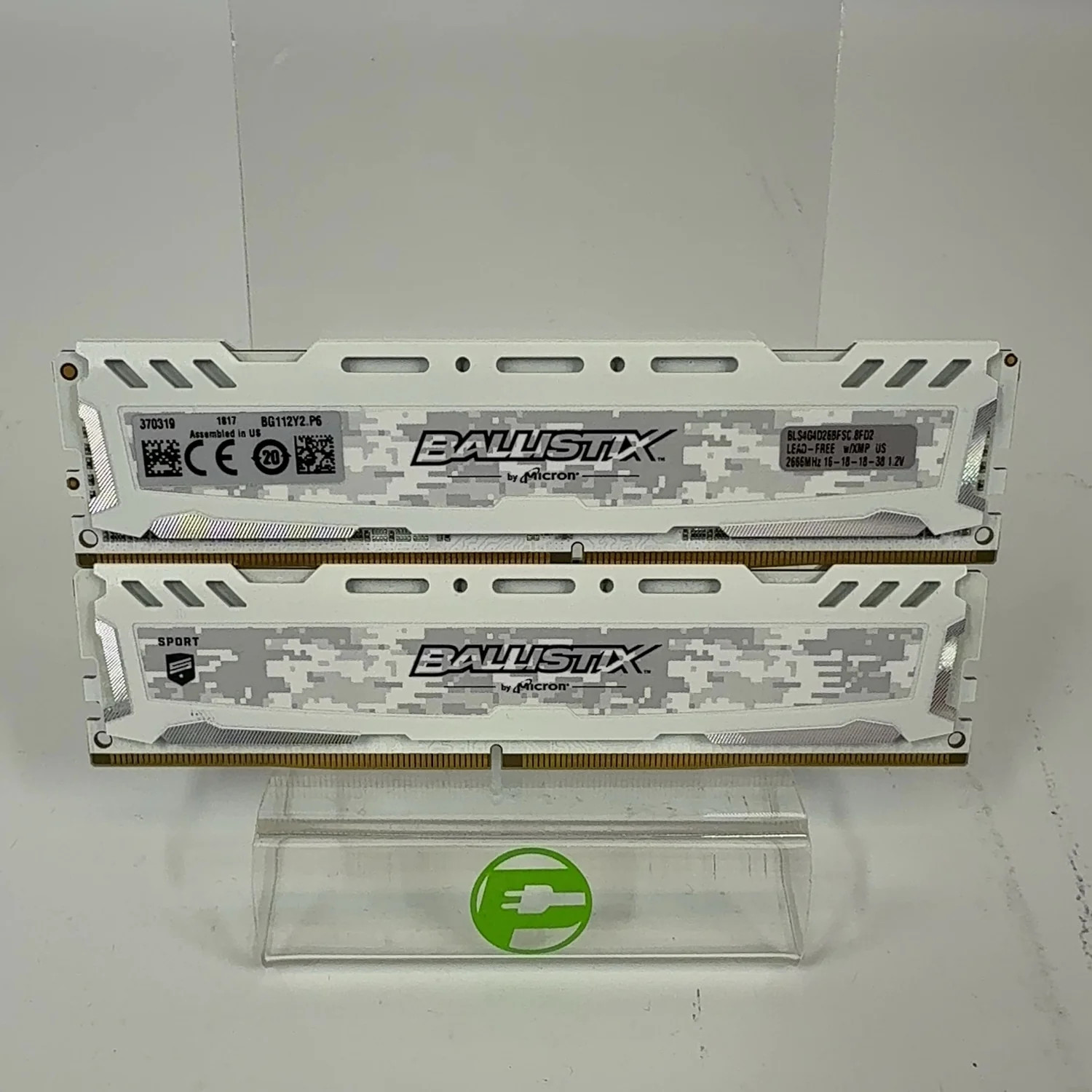 Micron Ballistix 8GB (2x4GB) RAM DDR4 2666MHz BLS4G4D268FSC.8FD2