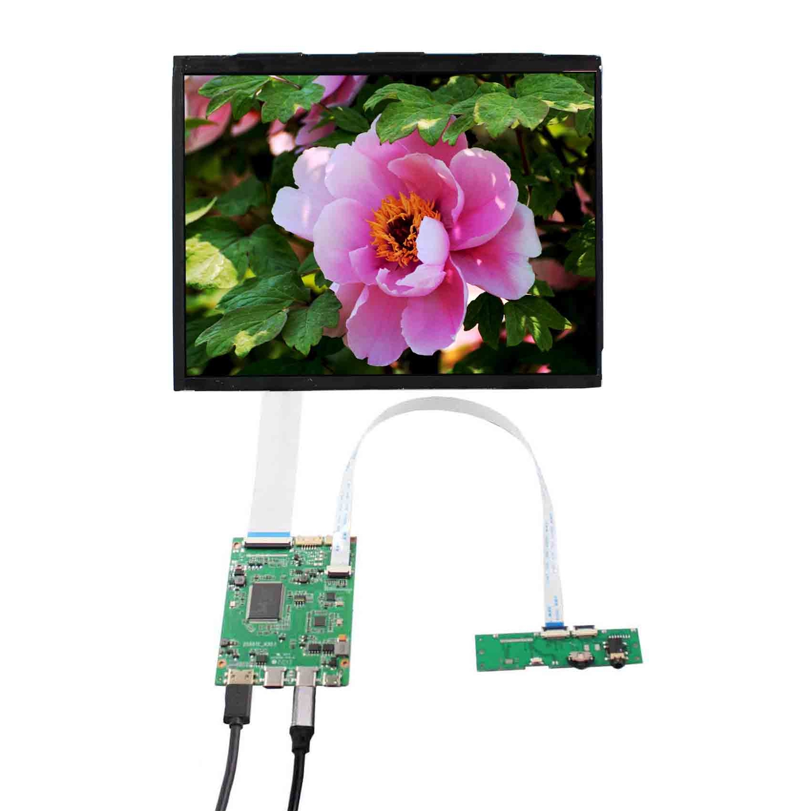 HD USB C LCD Controller Board With 9.7 in LP097QX1  2048X1536 LCD Screen