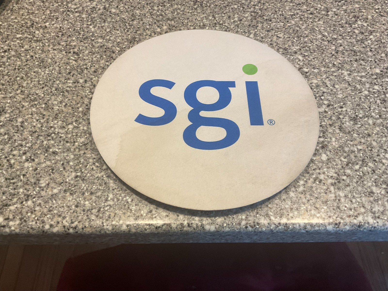SGI (Silicon Graphics) Mousepad (White and blue)