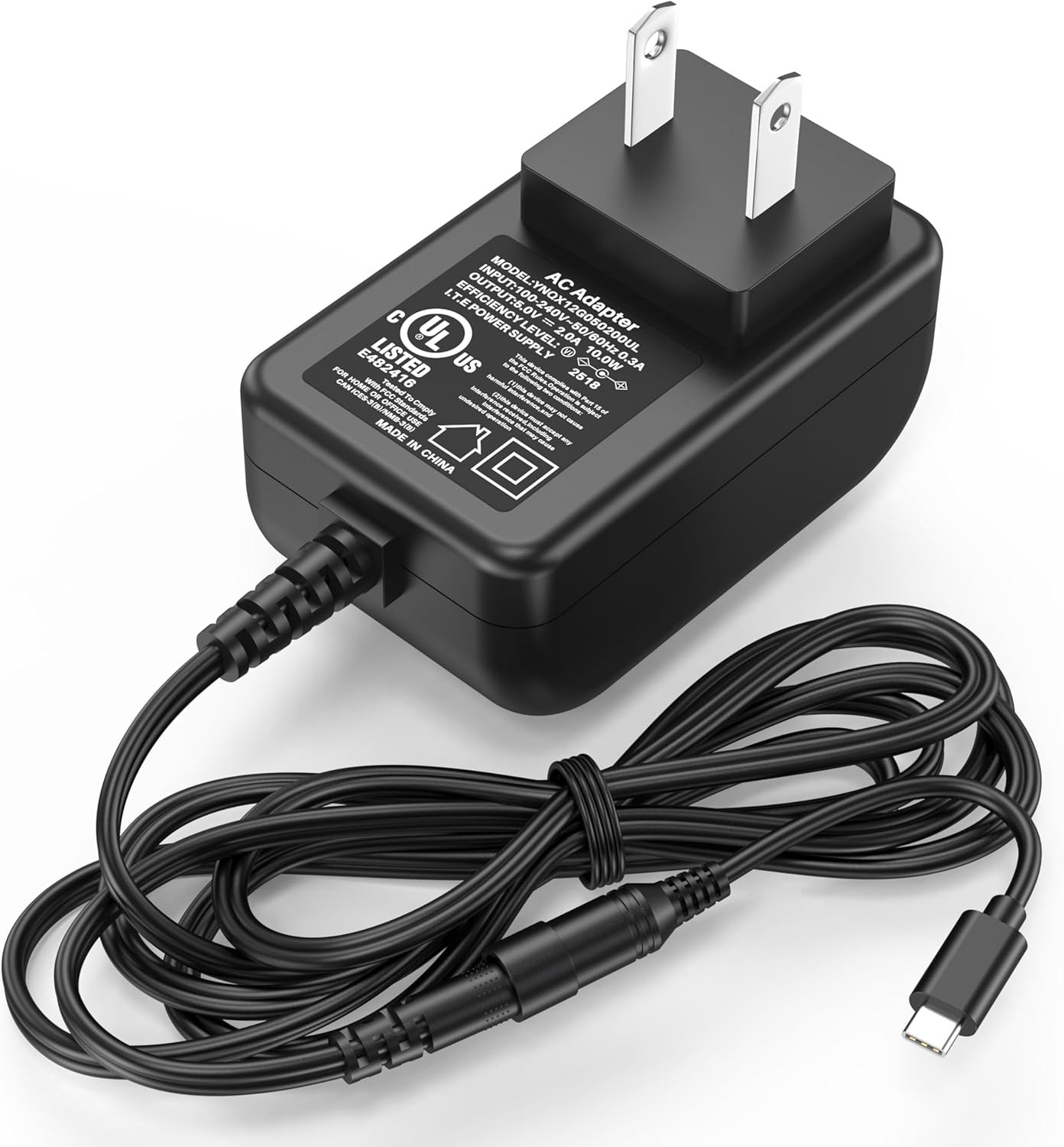 5V USB-C Jump Starter Charger for NOCO Boost X GBX45 Power Cord AC DC Adapter fo