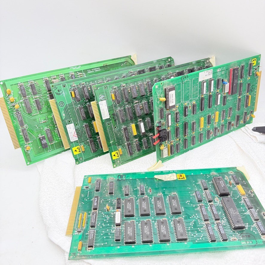 Vintage Fisher PCB Circuit Board Lot Common DMA RAM Gold Recovery Untested