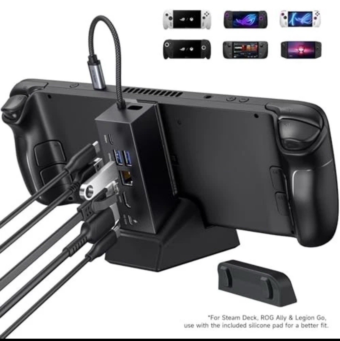 JSAUX USB-C 6 In 1 Docking Station. New.