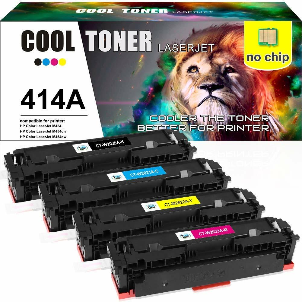 Cool Toner Compatible Toner Cartridge Replacement for HP 414A W2020A W2021A W202