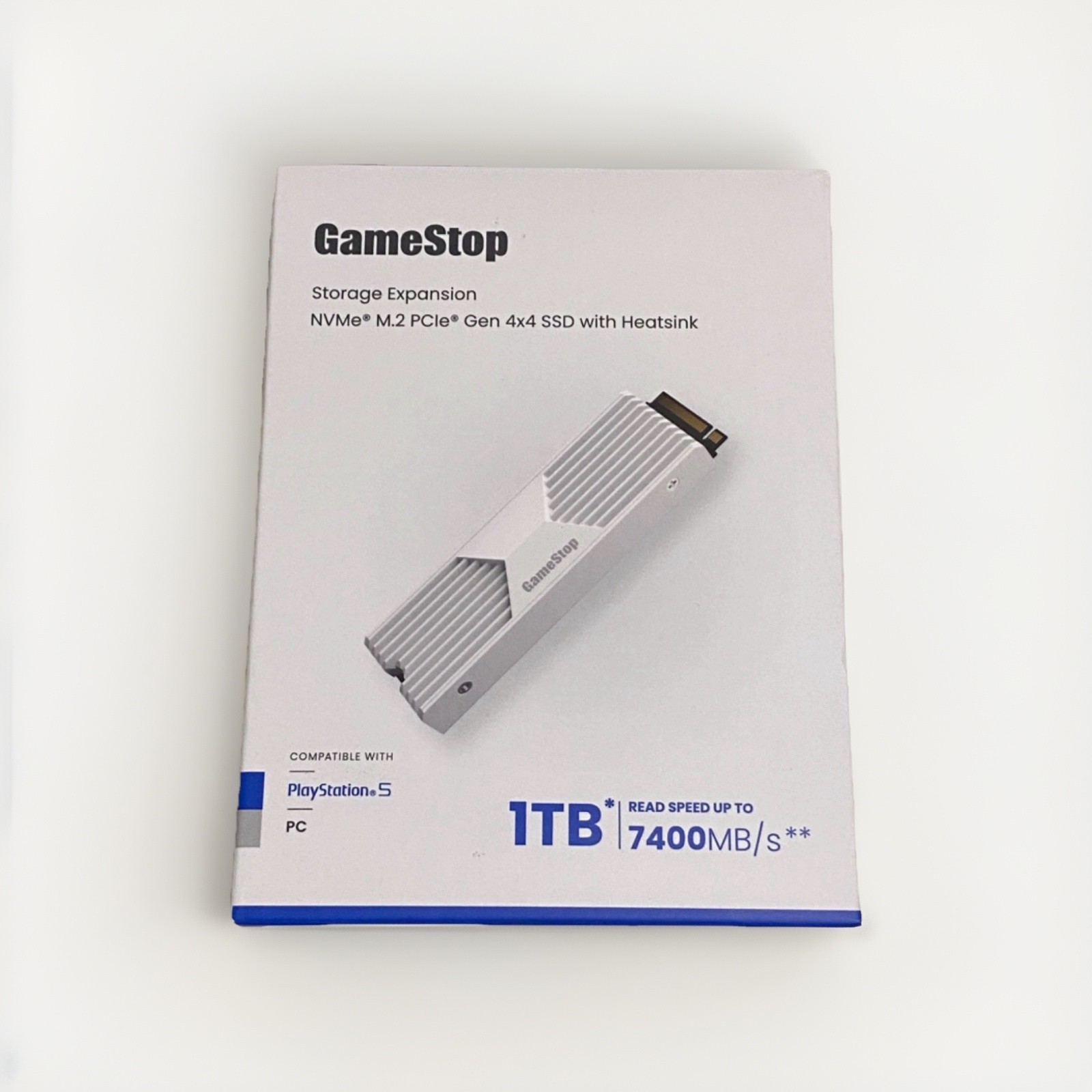 1TB NVMe M.2 PCIe Gen 4x4 SSD w/ Heatsink for PS5/PC 7400MB/s