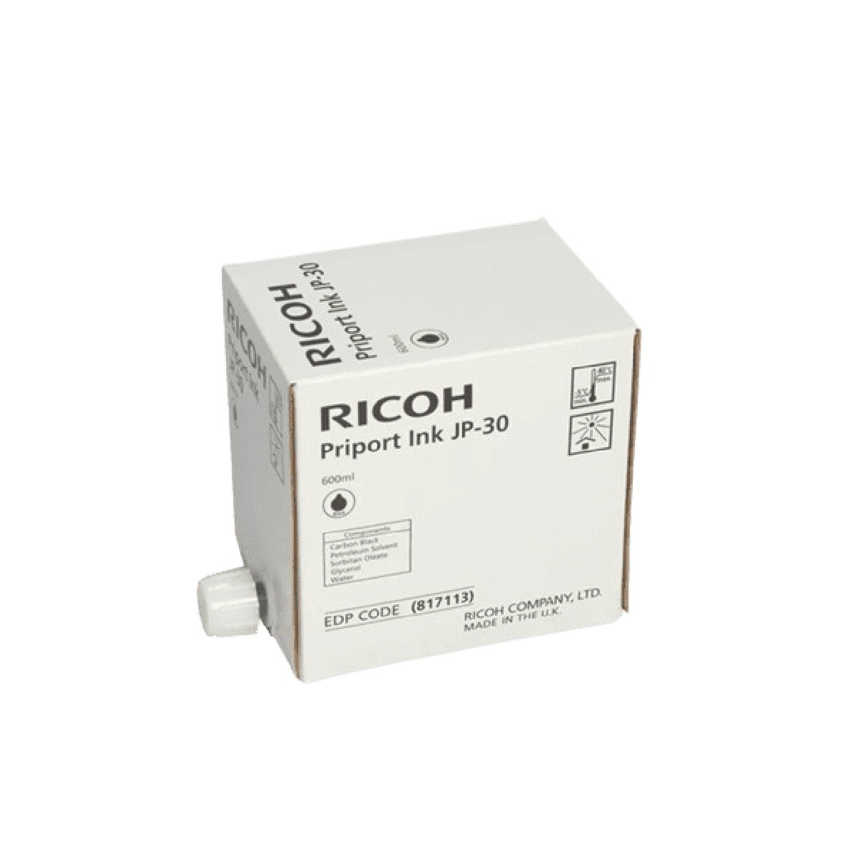 Ricoh JP-30 Standard-Yield Black Ink Cartridge