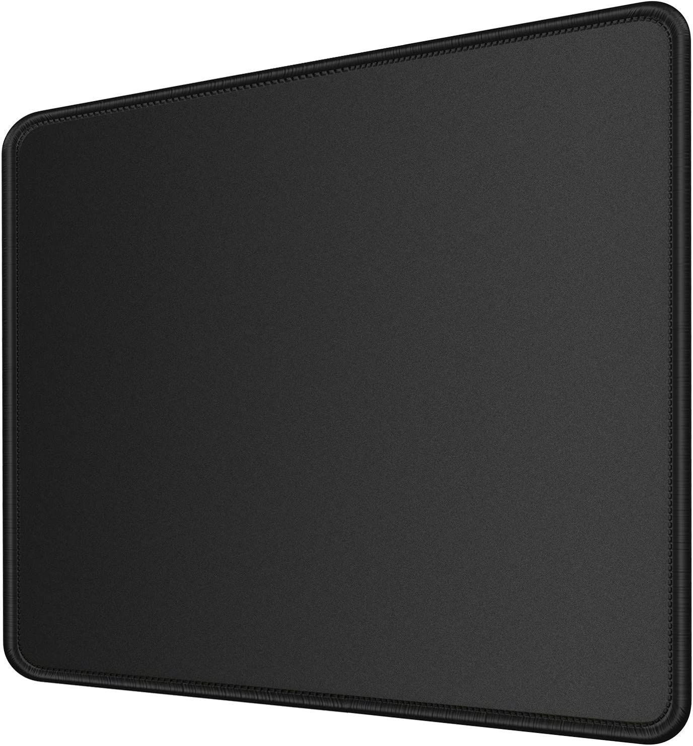 MROCO Computer Mouse Pad [30% Larger] with 1 Pack (8.5“ x 11"), Black 