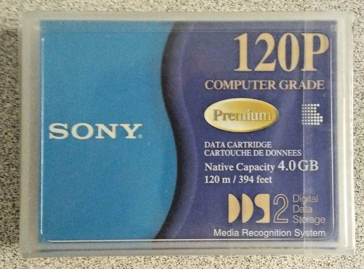 Sony 120P 4GB DDS2 Data Cartridge Premium computer grade New
