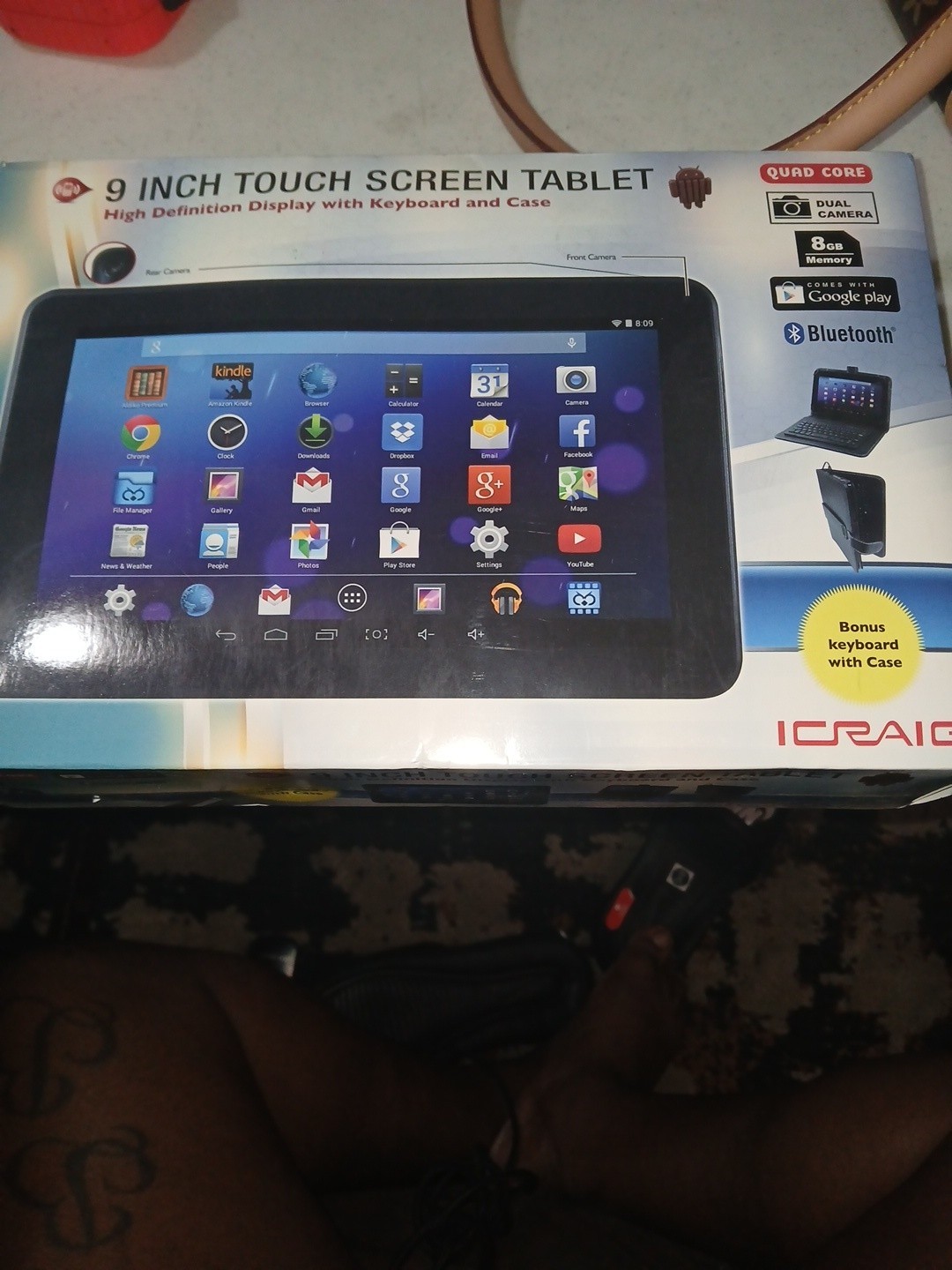 Craig CMP738B 4GB, Wi-Fi, 7in - Black
