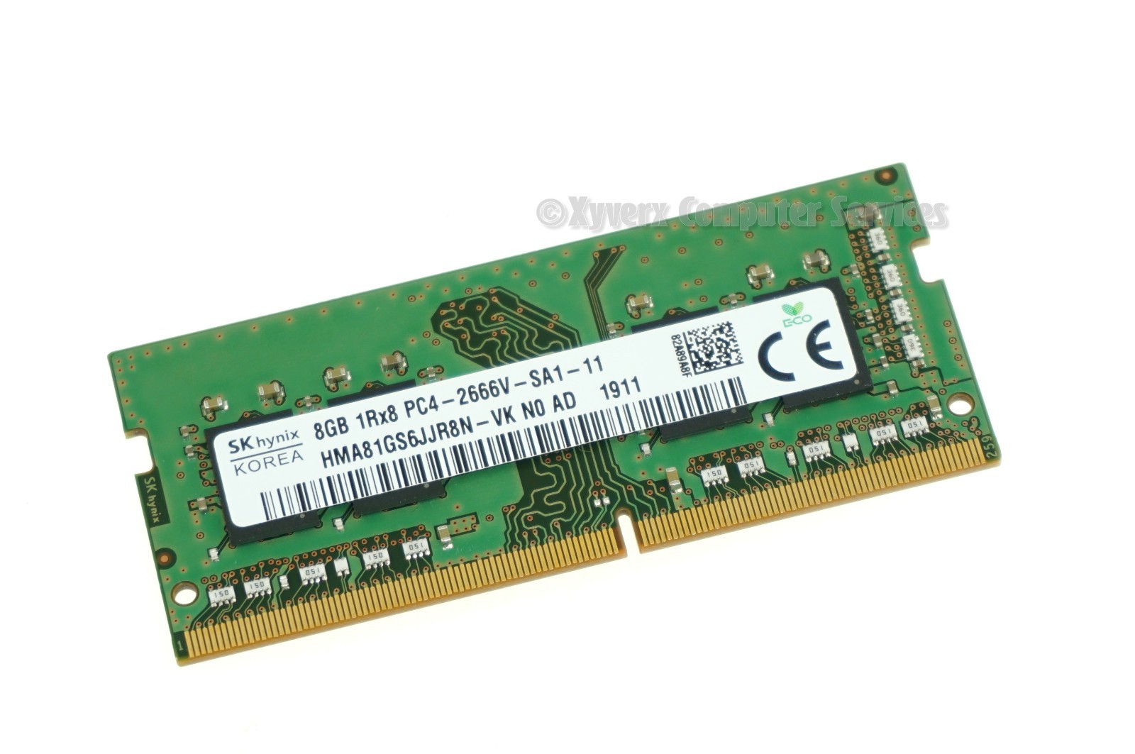 HMA81GS6JJR8N-VK GENUINE HYNIX LAPTOP MEMORY 8GB PC4-2666V DDR4 (CA612)
