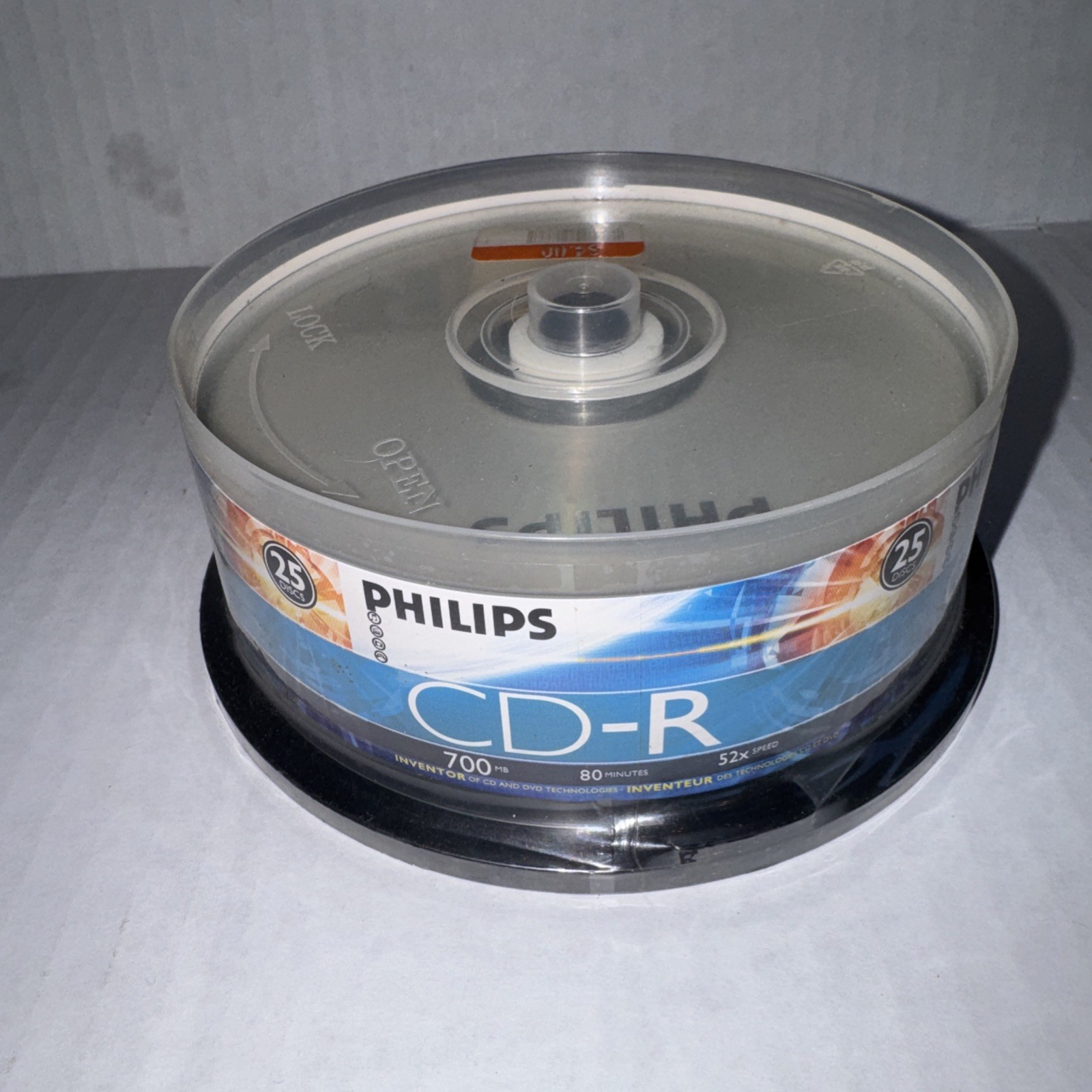 Philips CDR80D52N/550 80-minute/52x CD-r (25-pk Spindle)