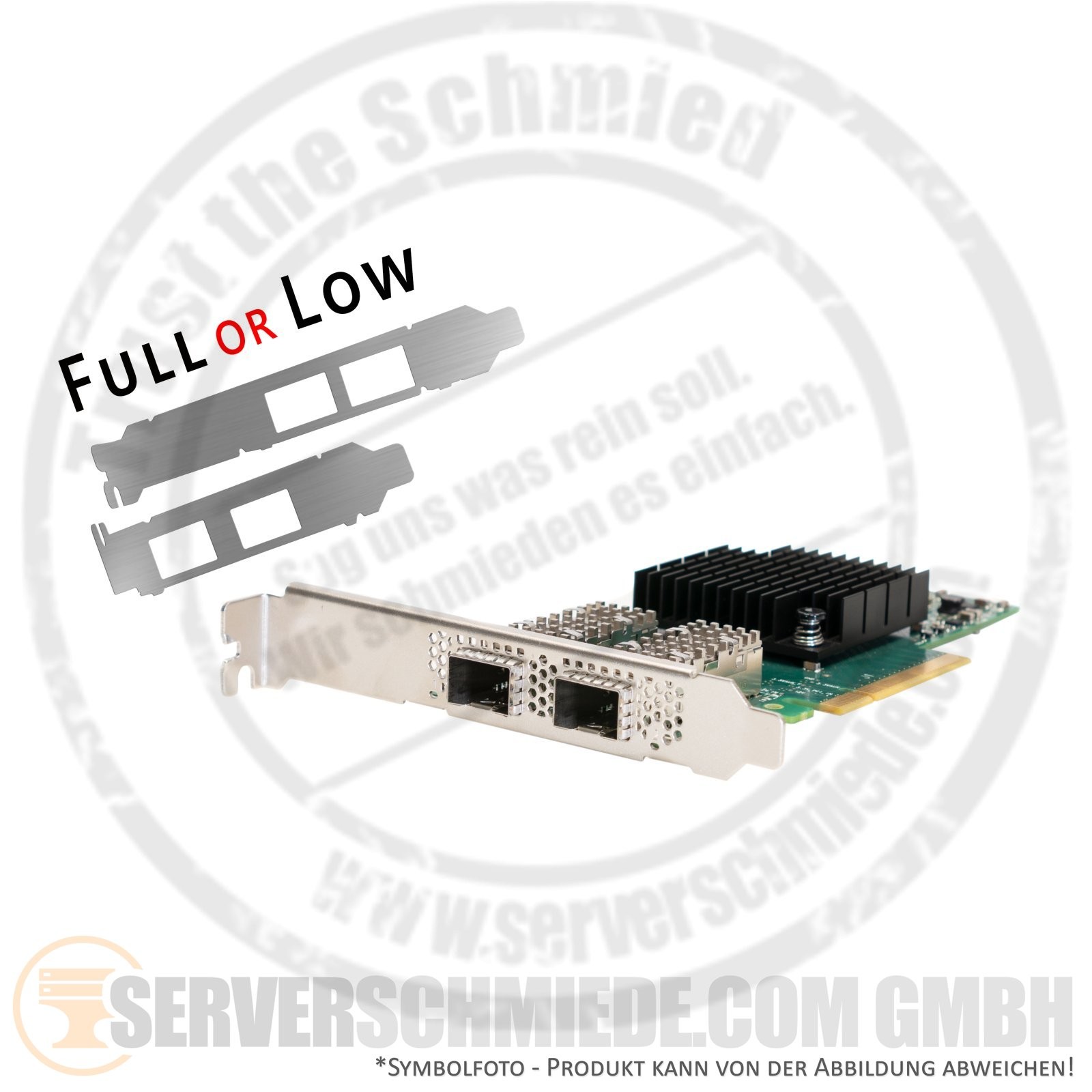 Lenovo Mellanox ConnectX-4 LX 2x 10/25Gb SFP28 PCIe 3.0 x8 MCX4121A-ACAT 01GR253