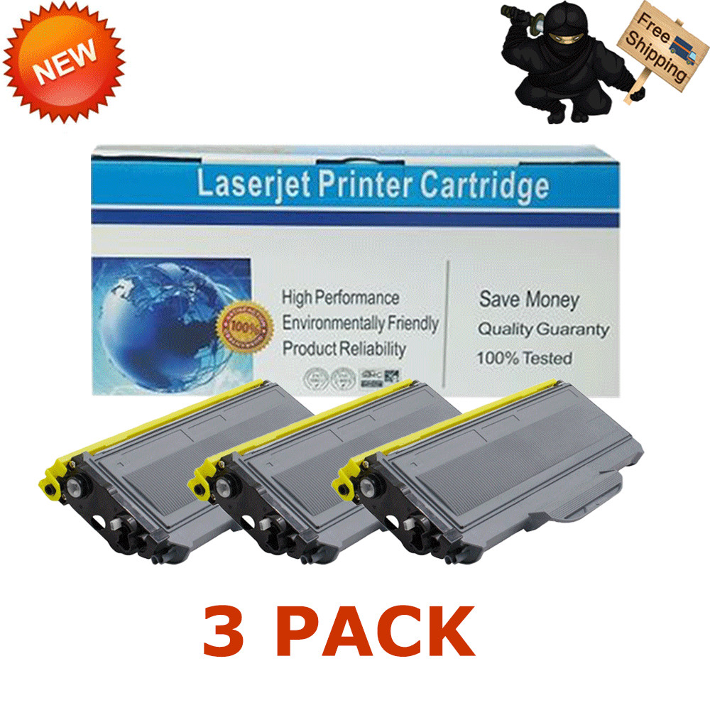 3PK TN360 Toner for Brother TN360 HL-2140, HL-2150N, HL-2170W MFC-7440N TN330