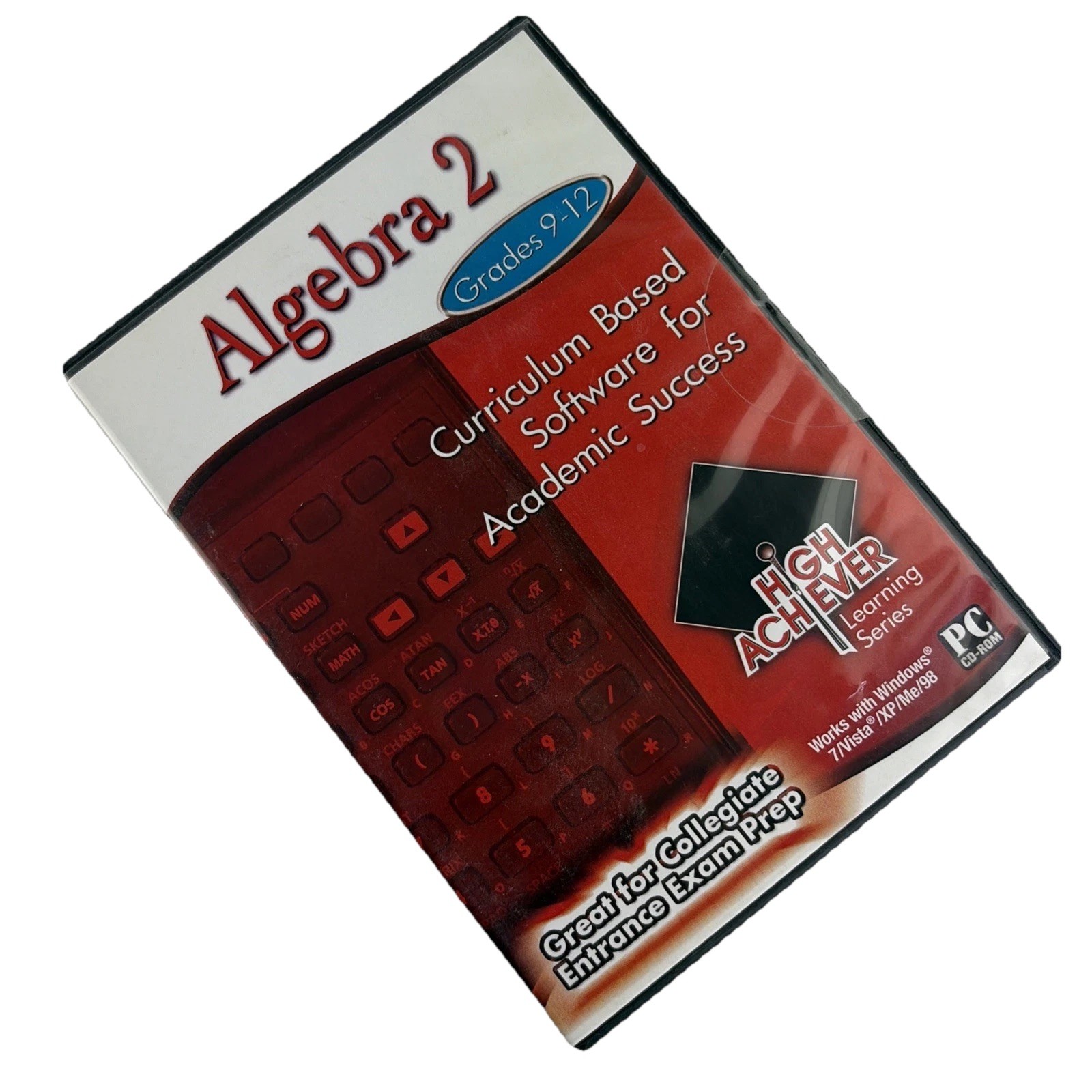 ALGEBRA 2 High Achiever Learning Series Grades 9-12 PC CD-Rom SEALED