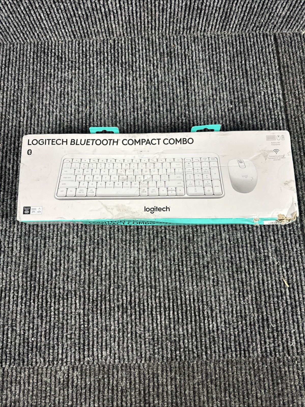 Logitech MK250 Bluetooth Wireless Mouse and Keyboard Combo Windows/MacOS - White