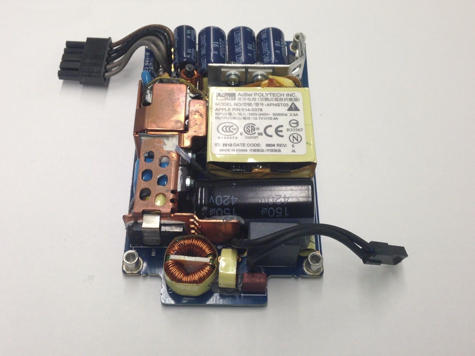 👍 Apple 2006 Intel iMac Power Supply 20" A1207 A1174 661-3780 614-0378 API4ST03