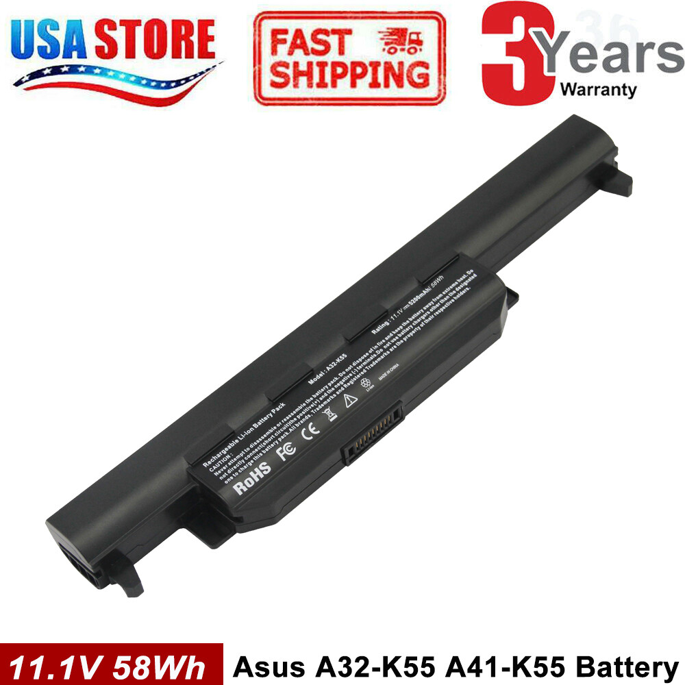 Battery for ASUS A32-K55 A32-K55X A33-K55 A41-K55 Q500A X55 X55a X55c