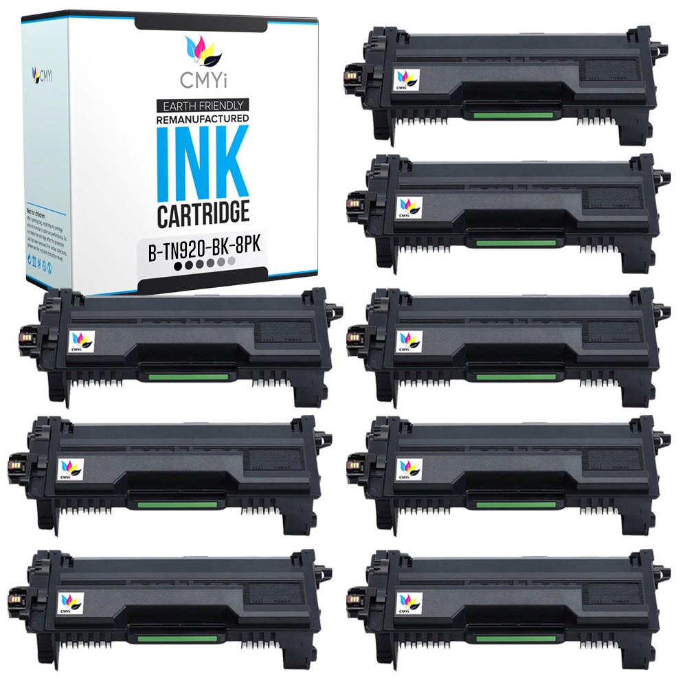 8PK Compatible CMYi TN-920 Cartridge fits Brother MFC-L5710DN HL-L6310DW EX415DW