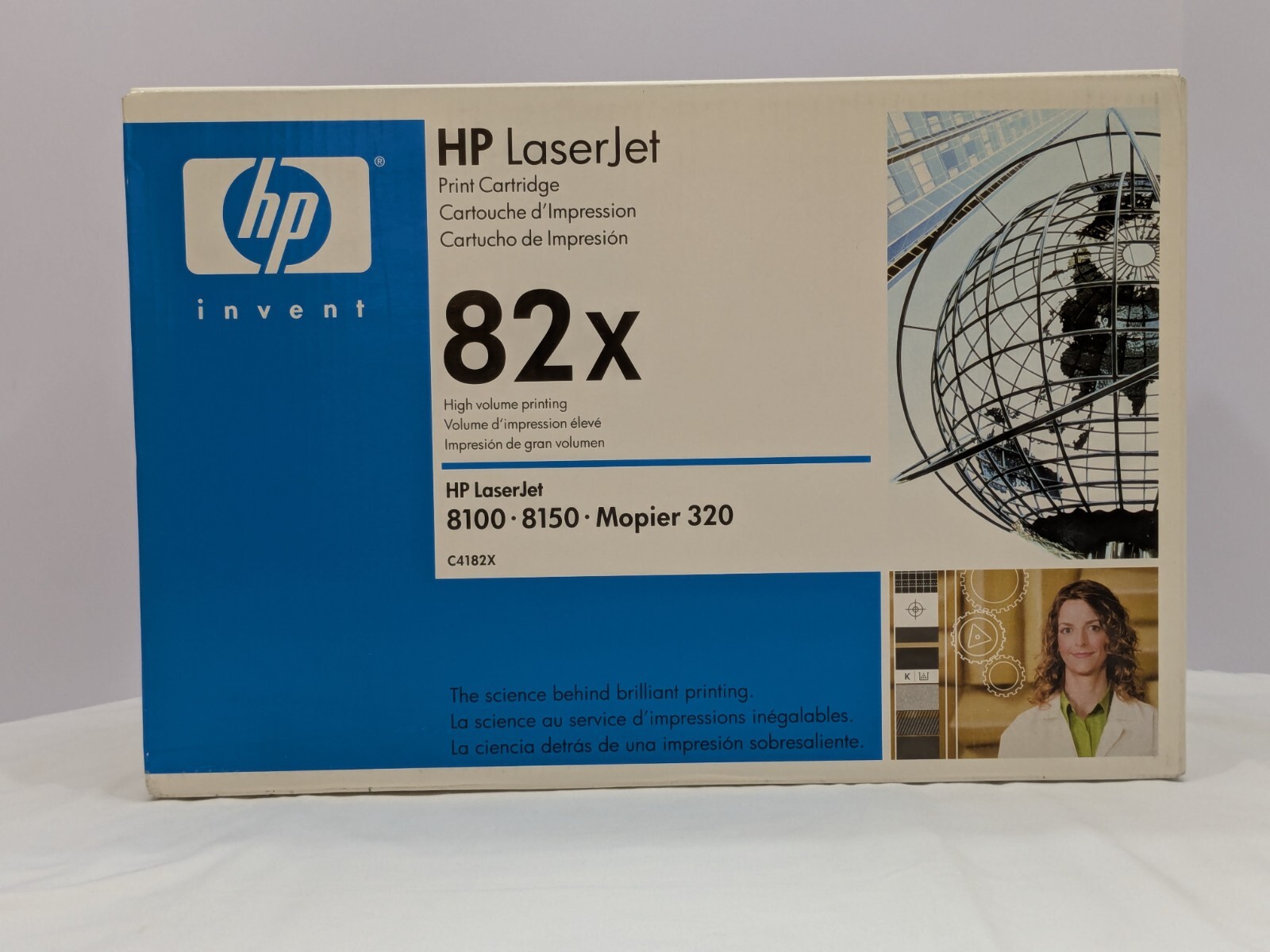 HP 82x (C4182X) Genuine 8100 8150 OEM Black Toner Cartridge - NIB Factory Sealed