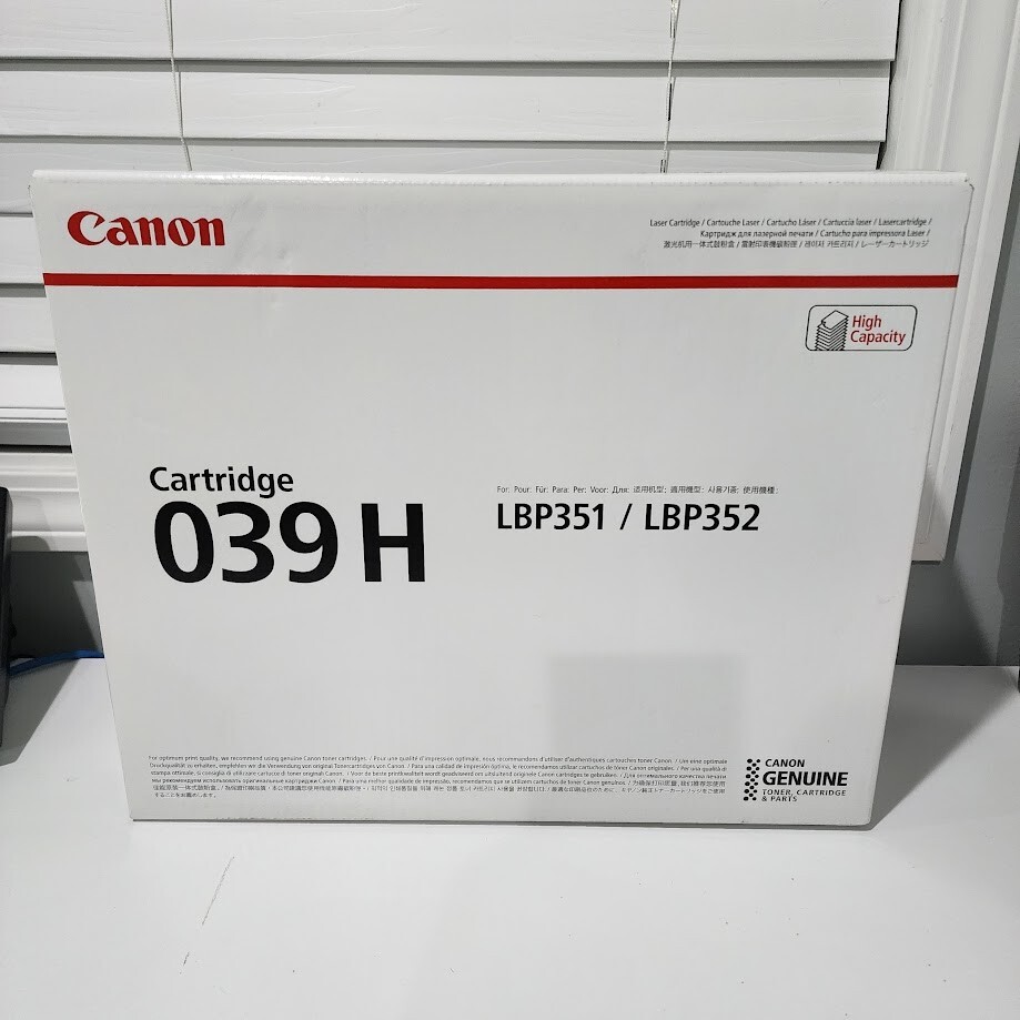 Canon 039H 0288C001 Black Toner Cartridge