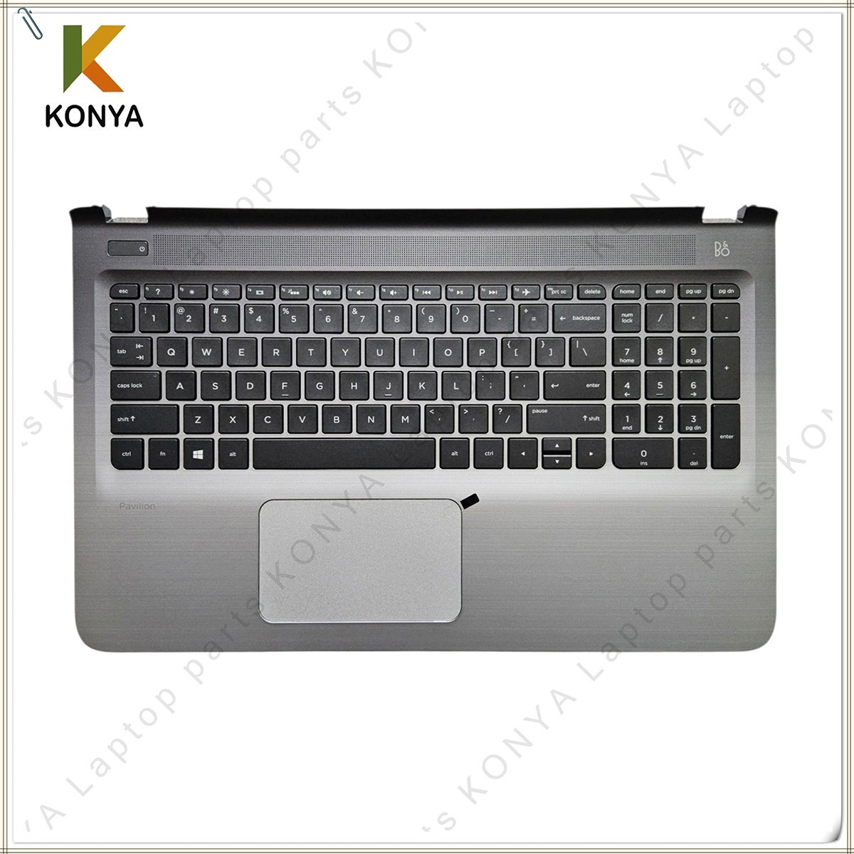 For HP Pavilion 15-AB 15-AN TPN-Q159 Laptop Palmrest Upper Cover With Keyboard