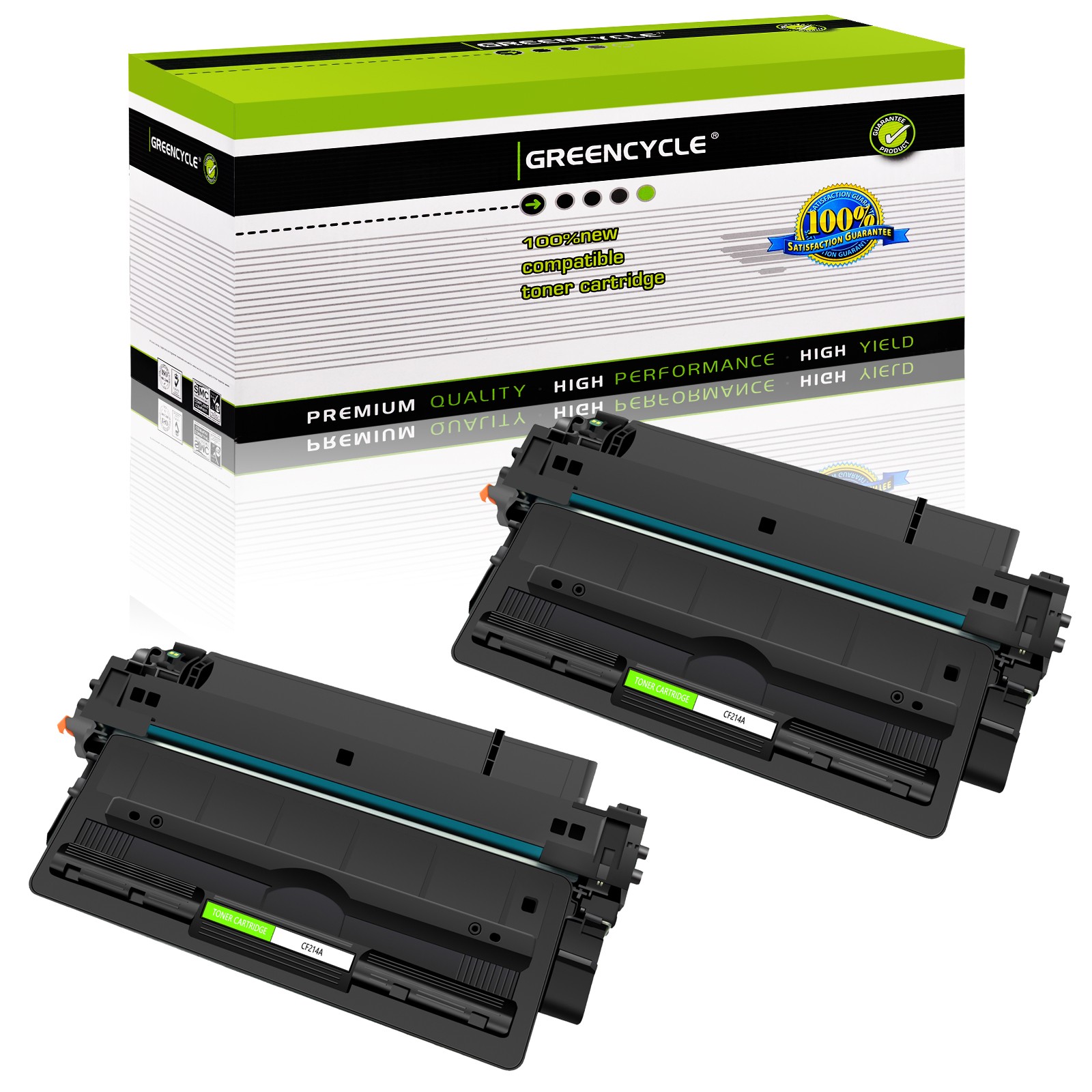 2PK CF214A Toner Cartridge Fit for HP 14A LaserJet 700 M712n M725z M725dn M725z+