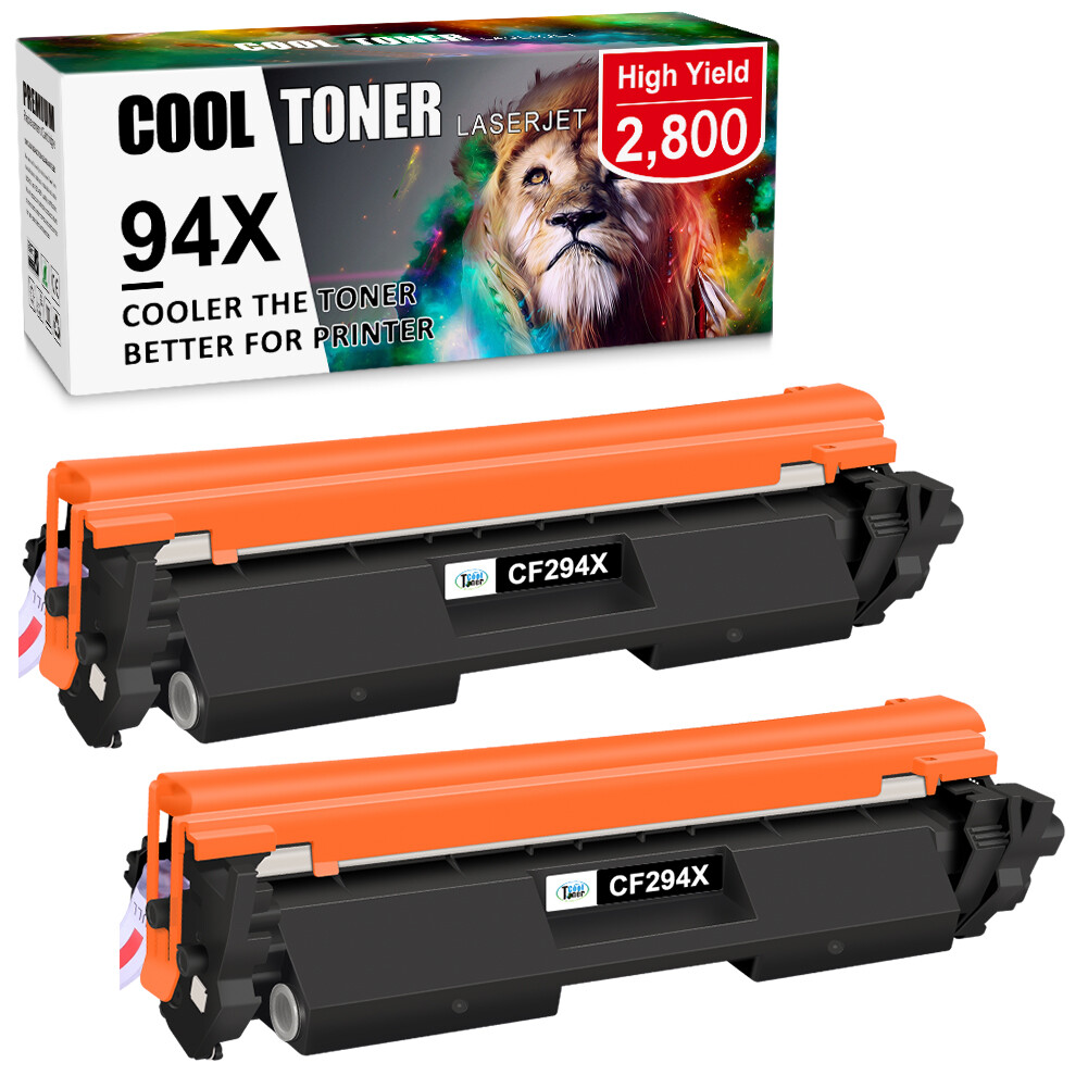 2PK CF294X 94X Toner Cartridge for HP LaserJet Pro M118dw MFP M148dw M148fdw