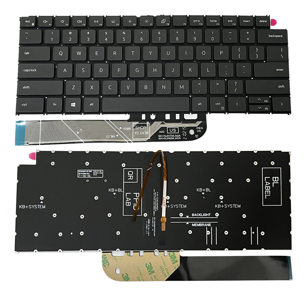 For Dell Vostro 5310 5320 5410 5415 Keyboard Backlit Backlight US SHIPPING BK