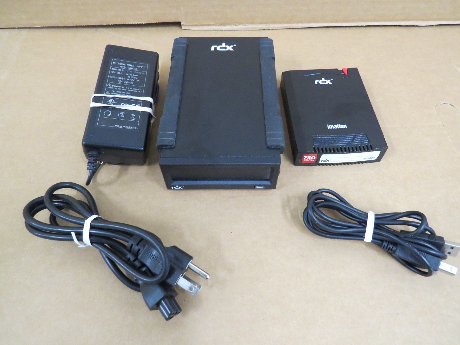 Imation RDX USB Docking Station RDX-USB-3NL + 750 GB RDX Removable Hard Drive