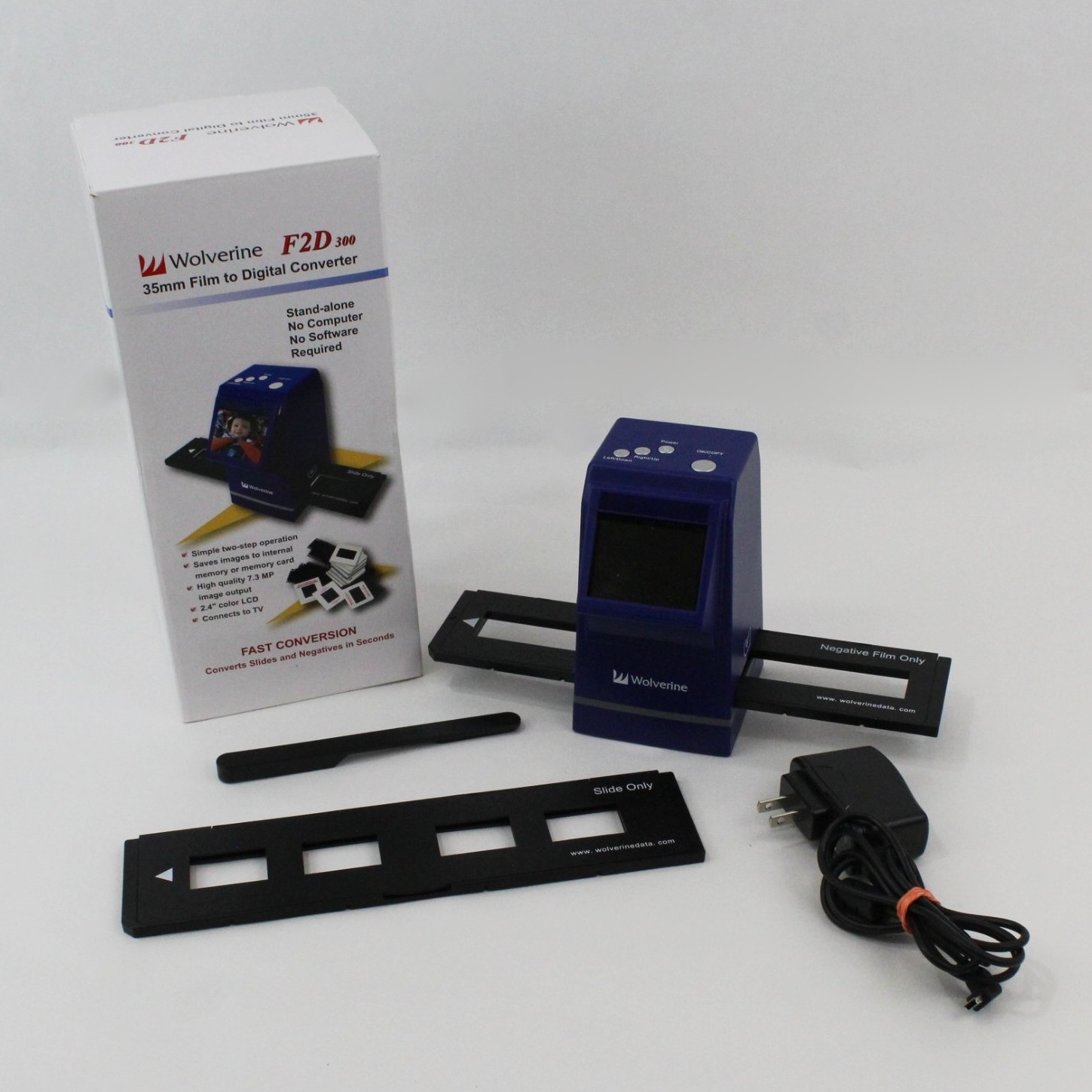 Wolverine F2D 300 35mm Blue Film to Digital Converter