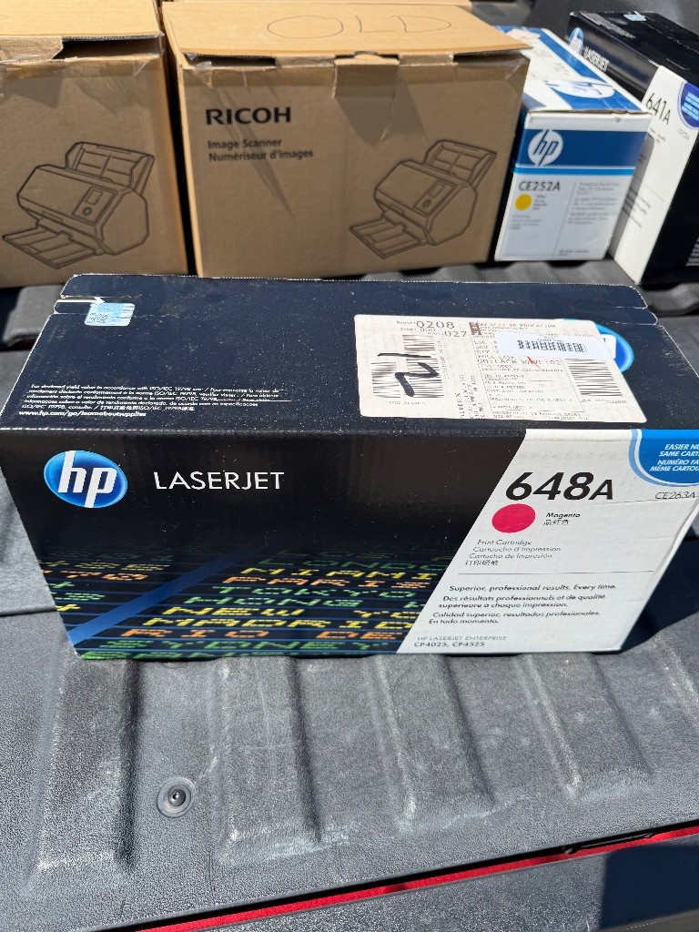 HP 648A CE263A Magenta Toner Cartridge Genuine LaserJet CP4025 CP4525 NEW