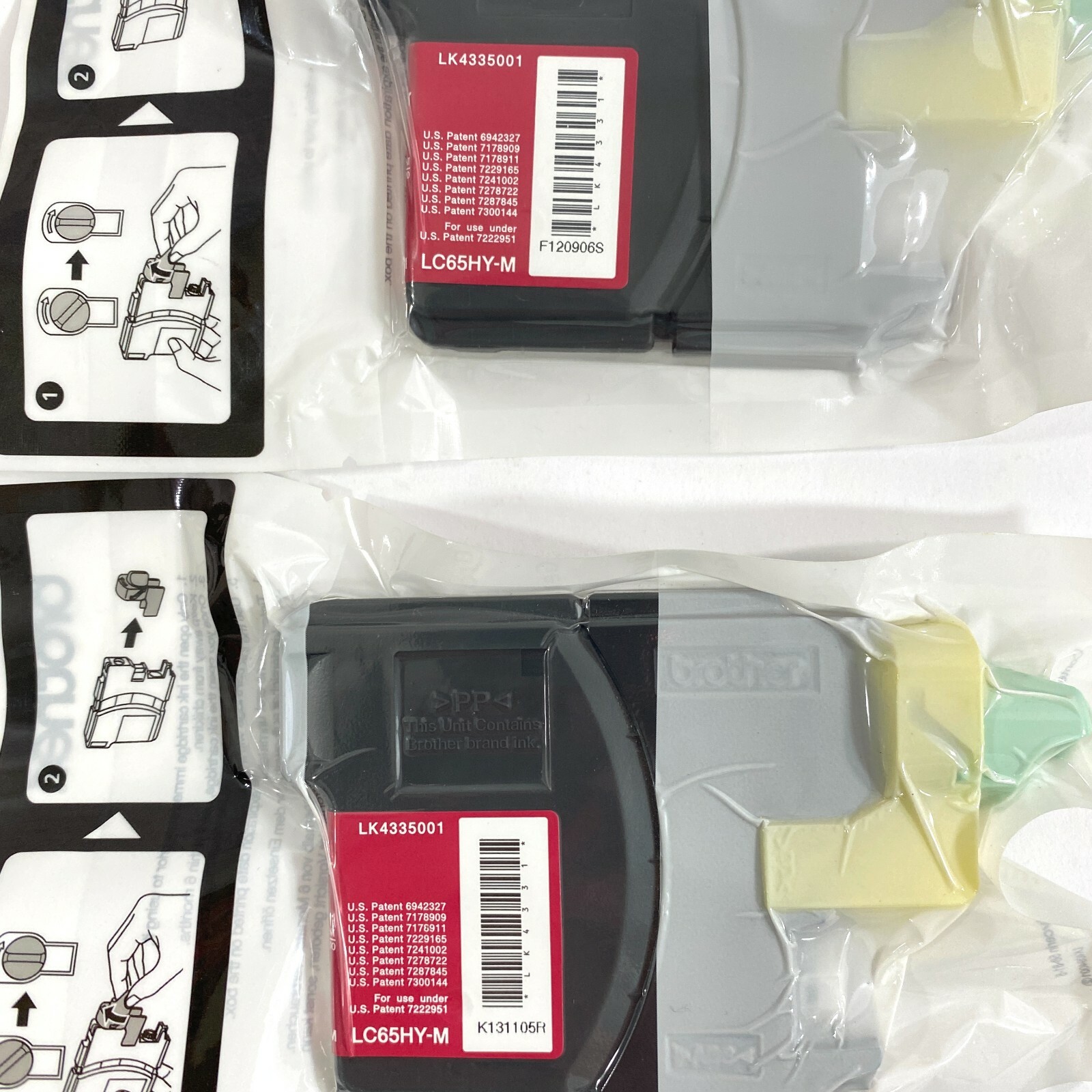 Genuine BROTHER LC65HY- M High Yield LC65 Magenta Ink Cartridge