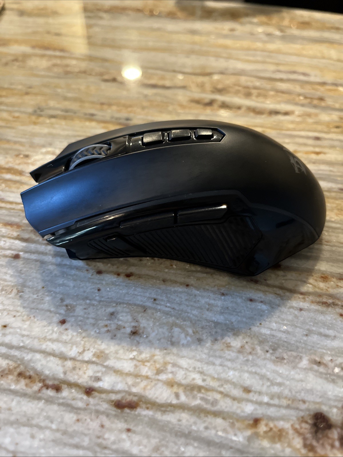 Red Dragon PC Gaming Mouse Wireless RGB 8000 DPI 6 Programmable Buttons Used