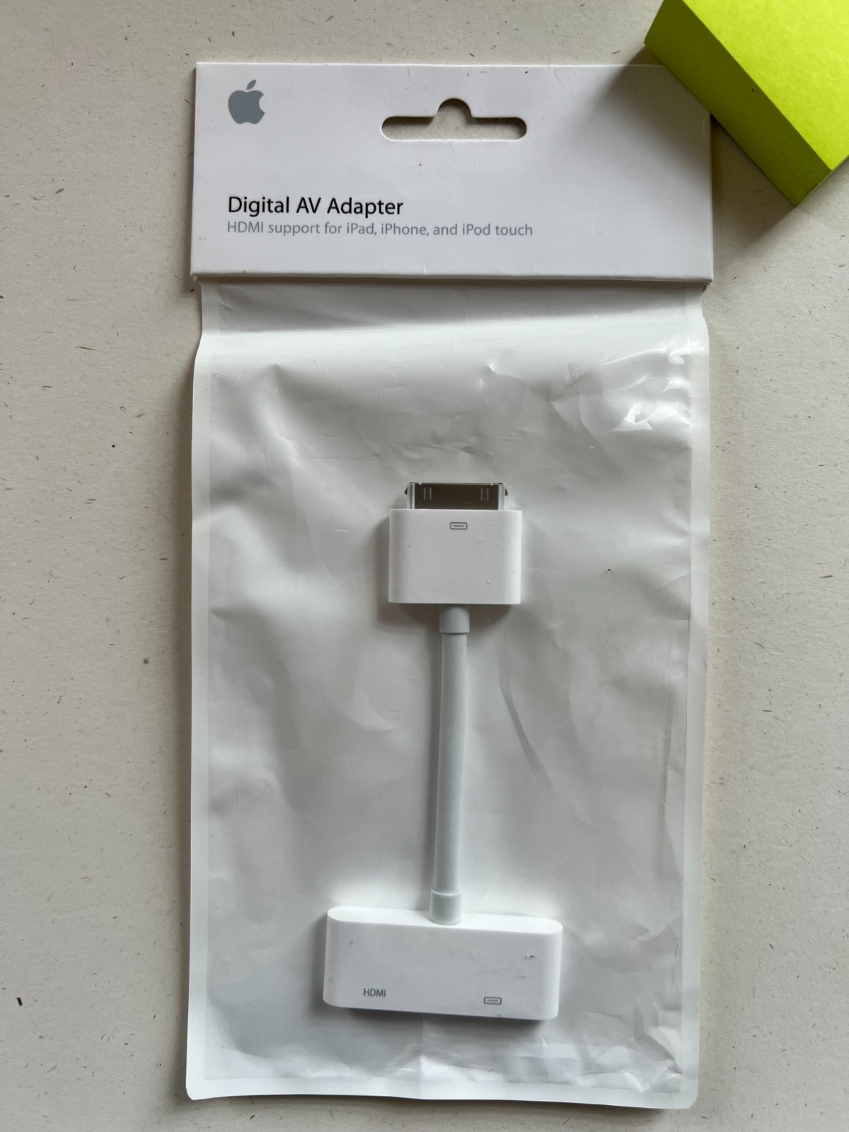 Genuine Apple Digital AV Adapter MC953ZM/A 30-Pin to HDMI OEM A1388 White