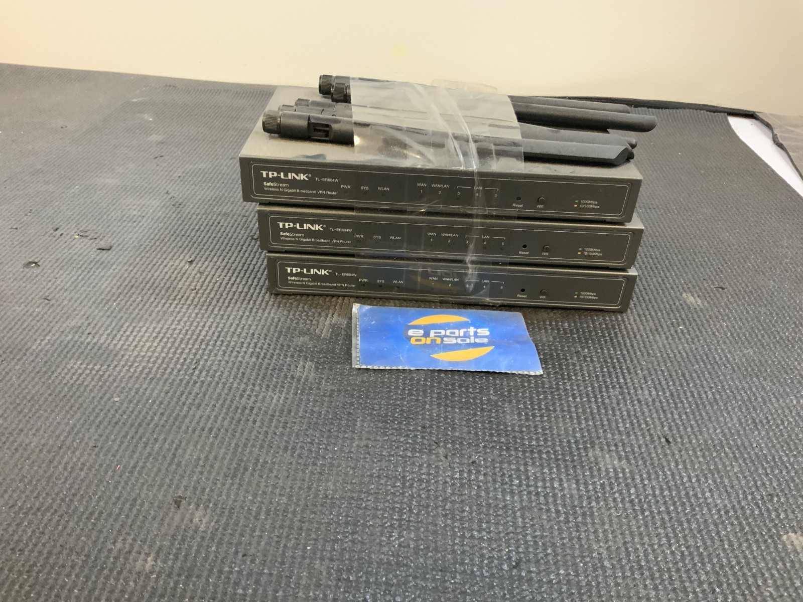 (Lot of 3) TP-LINK SafeStream TL-ER604W Gigabit Broadband VPN Router RB WX4