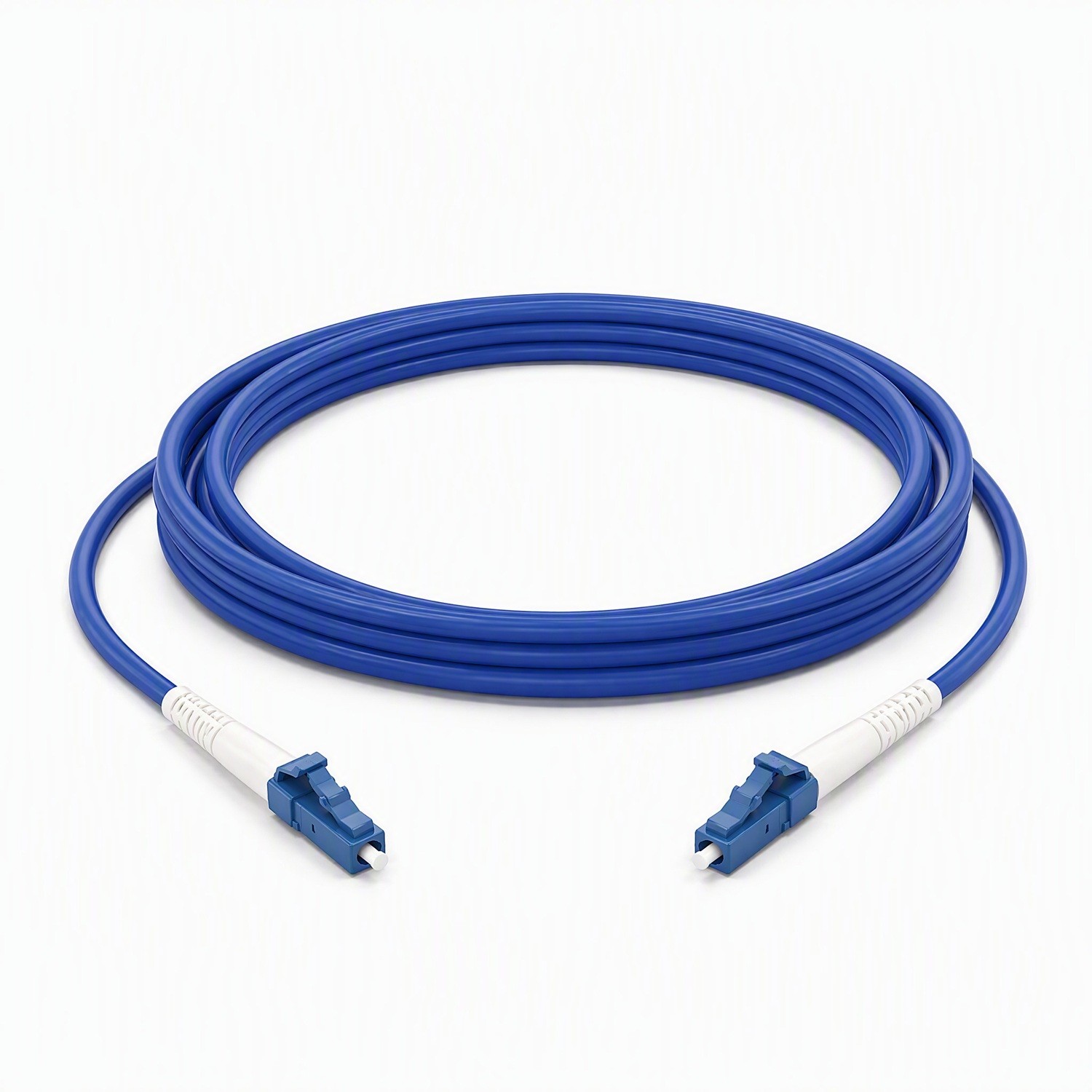 UPC LC-LC SC-SC Fiber Optic Patch Cord Simplex Single Mode Armored Blue 1M-30M