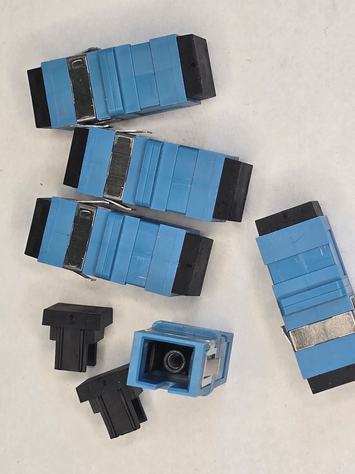 10pcs SC to SC Simplex SM / Single Mode Fiber Optic Connector Coupler