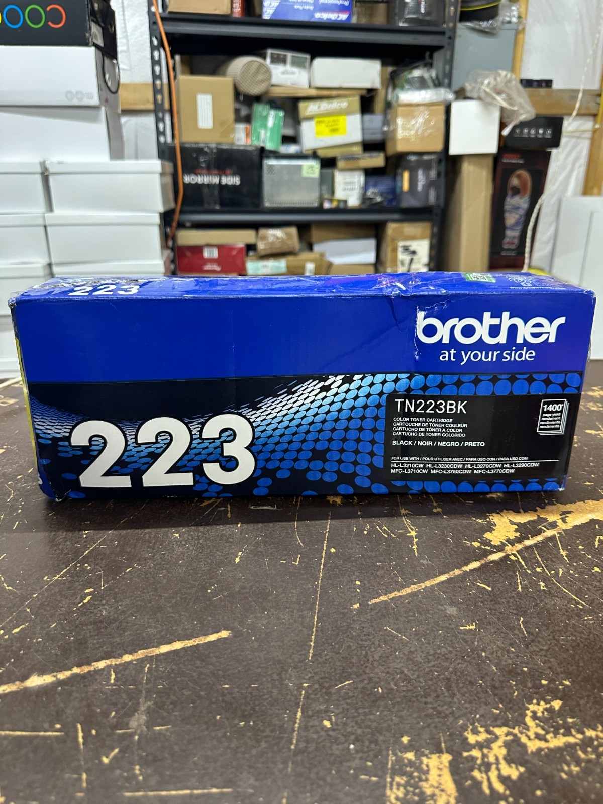 Brother TN223BK 1400 Page-Yield Toner - Black NEW